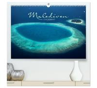 Malediven - Das Paradies im Indischen Ozean III (hochwertiger Premium Wandkalender 2026 DIN A2 quer), Kunstdruck in Hochglanz: Die Malediven ist ein ... Wasser, schneeweißer Strand und Palmen.
