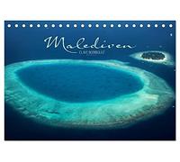 Malediven - Das Paradies im Indischen Ozean III (Tischkalender 2026 DIN A5 quer), CALVENDO Monatskalender: Die Malediven ist ein Paradies im Indischen ... Wasser, schneeweißer Strand und Palmen.