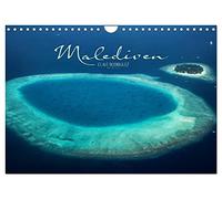 Malediven - Das Paradies im Indischen Ozean III (Wandkalender 2026 DIN A4 quer), CALVENDO Monatskalender: Die Malediven ist ein Paradies im Indischen ... Wasser, schneeweißer Strand und Palmen.