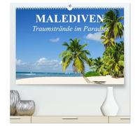 Malediven - Traumstrände im Paradies (hochwertiger Premium Wandkalender 2026 DIN A2 quer), Kunstdruck in Hochglanz: Die traumhafte Inselwelt der Malediven für Erholungssuchende und Taucher