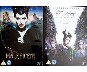 Maleficent 2 Movie Collection DVD, Maleficent and Maleficent: Mistress of Evil DVD