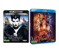 Maléfique [4K Ultra-HD + Blu-Ray] & Aladdin [Blu-Ray]