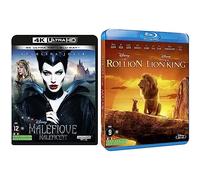 Maléfique [4K Ultra-HD + Blu-Ray] & Le Roi Lion [Blu-Ray]
