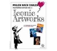 Malen nach Zahlen Masterpiece Edition Vol. 2 Iconic Artworks: Ein zauberhaftes Malbuch für Erwachsene. Geeignet für Filz- und Buntstifte. Ein kreatives Geschenk für Hobbykünstler