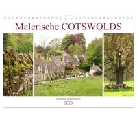 Malerische Cotswolds (Wandkalender 2026 DIN A4 quer), CALVENDO Monatskalender: Englands grünes Herz