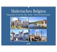 Malerisches Belgien - Stippvisiten in Verviers, Huy, Namur (Wandkalender 2026 DIN A2 quer), CALVENDO Monatskalender: Drei wallonische Städte voller Geschichte, Charme und kultureller Vielfalt