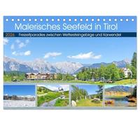 Malerisches Seefeld in Tirol (Tischkalender 2026 DIN A5 quer), CALVENDO Monatskalender: Die Olympiaregion Seefeld im Jahresverlauf