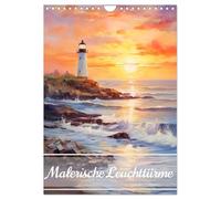 Malersiche Leuchttürme (Wandkalender 2026 DIN A4 hoch), CALVENDO Monatskalender: Ein Jahr voller Küstenromantik