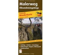 Malerweg - Elbe Sandstone Mountains, hiking map 1:25,000