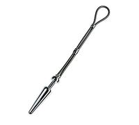 males ation Cock de Grip avec Plug moyen en aluminium chromé