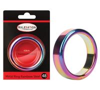 MALESATION 2058485 Anneau de Pénis Ronde en Acier Inoxydable 4,8 cm