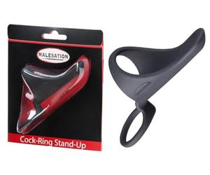 Malesation Double Cockring avec Support de Pénis Stand-Up