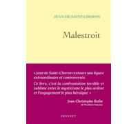 Malestroit Vie et mort d'une résistante mystique - Jean de Saint-Chéron - Grasset - broché - Essai