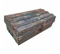 Maleta De Metal Acabado Artesanal Verde