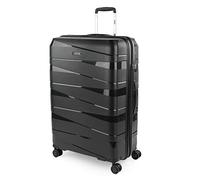 Maletas De Viaje Grandes 23 Kilos - Maleta Grande De Viaje Rígida 4 Ruedas - Maletas Grandes De Viaje De Polipropileno Resistente Y Ligera - Candado TSA 161370 Noir