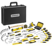 Malette à outils 119 pièces - STANLEY - STMT72986-1 - Assortiment complet répartis sur 3 niveaux - Noir et jaune