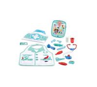 Malette Coffret Apprenti Docteur enfant 2-5 ans - Kit medical 15 accessoires et tablette interactive - Set Jouet imitation et carte