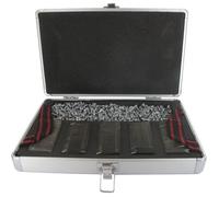 Malette d'atelier composé de 600 lames pour robots et 600 vis de fixation pour Flymo - Gardena - Husqvarna