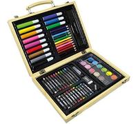 Malette de dessin en bois - Creamania Art - 67pcs - Multicolore - Vert - Adulte - Mixte