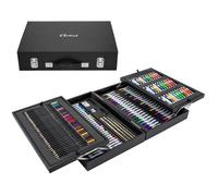 Malette de peinture - ECD GERMANY - Deluxe - 174 pièces - Crayons, pastels, acrylique