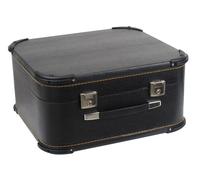 Malette Etui Rigide pour Accordeon 48 Basses Trolley Similicuir Rembourre Noir
