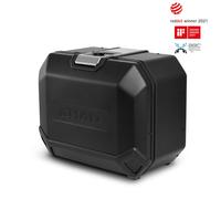 Malette Gauche En Aluminium Shad Terra Noire 47L Pour Moto Pièces Ciclomoteur