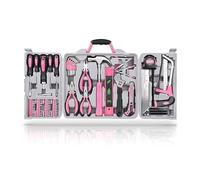 malette outils Ensemble d'outils de 71 pièces for femmes, trousse d'outils ménagers de base for appartement, Garage, bureau, projet de bricolage complete