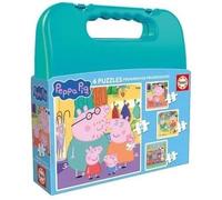 Malette Puzzles progressifs - EDUCA - Peppa Pig - 6+9+12+16 pièces