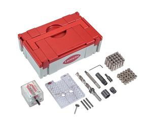 Malette système Invis MX2 - LAMELLO BELGIUM - 20 vis de liaison + boulon 14 mm force 250 Kg - 6100302