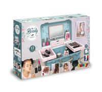 Smoby - My Beauty Vanity - Valise Beauté pour Enfant - Coiffure + Onglerie + Maquillage - 13 Accessoires