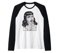 Malgré The Look on My Face, tu parles Toujours de Pop Art Manche Raglan