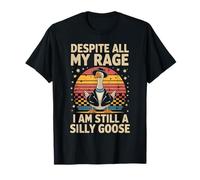 Malgré Toute ma Rage, Je suis Toujours Un Cowboy Idiot en Forme d'oie et de Raton Laveur T-Shirt