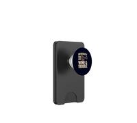 Malheureusement, J'adore Wine & Trouble Funny Wine Lover PopSockets PopWallet pour MagSafe
