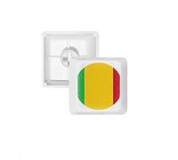 Mali Afrique Emblème PBT Keycaps pour clavier mécanique Blanc OEM sans Marquage d'impression R4 multicolore