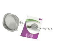 Mali’s, 10589, Boule A Thé avec Chaine et crochet, Ø 5 Cm, Inox