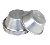 Mali’S 43028, Moules à Pasteis De Nata, Lot de 6 moules, Ø 5,9 Cm x H 2,3 Cm, Aluminium non revêtu, Argent