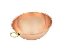 Mali’s C120001 - Bassine à blancs d’œuf, bol mélangeur, saladier cul de poule en cuivre - tous Feux sauf induction, Ø 18cm