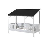 Vipack Lit Cabane en Bois de Pin Housebed 90 x 200 cm (2 Coloris) - HB900318