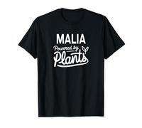 Malia Powered by Plants Cadeau personnalisé pour Les Mamans de Plantes T-Shirt