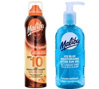 Malibu Aerosol Dry Oil SPF10 175ML + After Sun Gel 200 ml