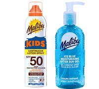 Malibu Aerosol Milk for Children SPF50 175ML + After Sun Gel 200 ml