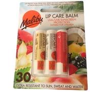 Malibu Baume Soin Lèvres Protection UVA / UVB Protection Solaire SPF30 (Malibu Lip Care Balm UVA/UVB SPF 30 Protection)