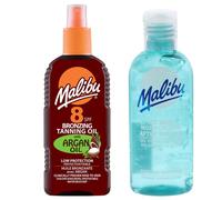 Malibu Bronzing Oil SPF8 200 ml + gel après bronzage de 100 ml