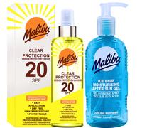 Malibu Clear Protection SPF20 250ML + Gel après-soleil 200 ml