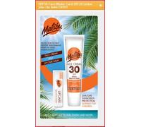 Malibu Duo Pack Sun Protection Face Cream & Lip Balm SPF 30 Water Resistant