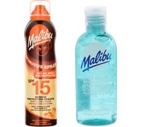 Malibu -Huile sèche en aérosol SPF15 175 ml + gel après bronzage de 100 ml