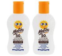 Malibu Kids Lotion Lotion protectrice SPF50 100ml x2pc