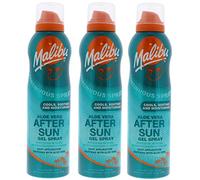 Malibu - Lot de 3 sprays de gel après-soleil à l'aloe vera - 175 ml