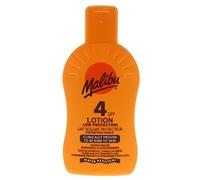 Malibu Lotion solaire SPF 4 résistante à l'eau et à la vitamine faible protection, 200 ml