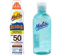 Malibu Mleczko en aérosol pour enfants SPF50 175 ml + gel après bronzage de 100 ml